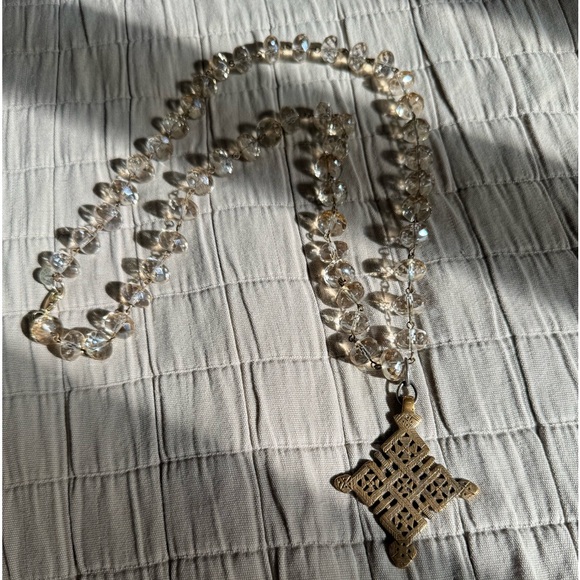 Bittersweet Designs Czech Citrine Necklace - Picture 2 of 4